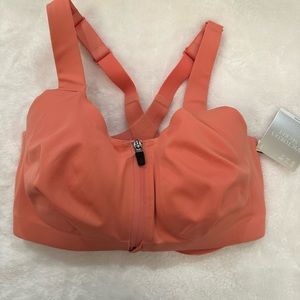 Victorias Secret Knockout High Impact Front Close Sport Peach Bra 34DDD NWT